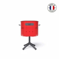 Barbecue Charbon Aluvy Marcel Basalte (pied Anthracite) + Couvercle - 12 Couleurs
