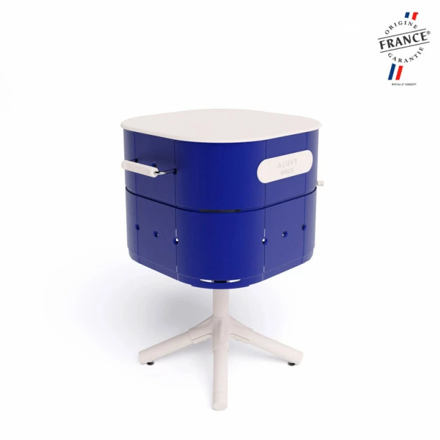 Barbecue Charbon Aluvy Marcel Originale (pied Blanc) + Couvercle - 12 Couleurs – Image 19