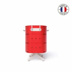Barbecue Gaz Aluvy Lulu Originale (pied Blanc) + Couvercle 2 Brûleurs - 12 Couleurs