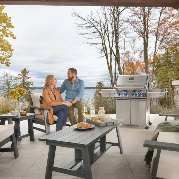 Napoleon Barbecue Gaz Napoléon Prestige Pro 500 SIBPSS 4 Brûleurs + 1 Latéral + 1 Arrière – Image 4