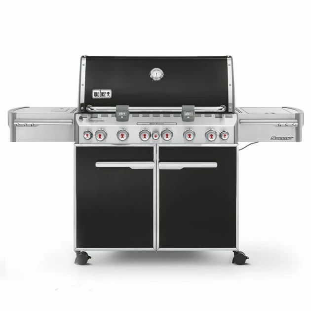 Barbecue Gaz Weber Summit E-670 GBS 6 Brûleurs + 1 Latéral + 1 Arrière