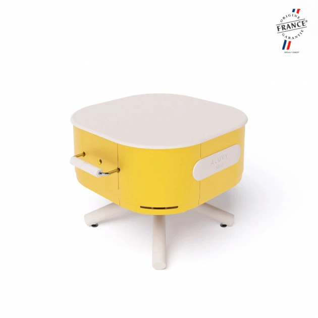 Braséro Aluvy Sam Originale (pied Blanc) Grilles Et Couvercle - 12 Couleurs – Image 11