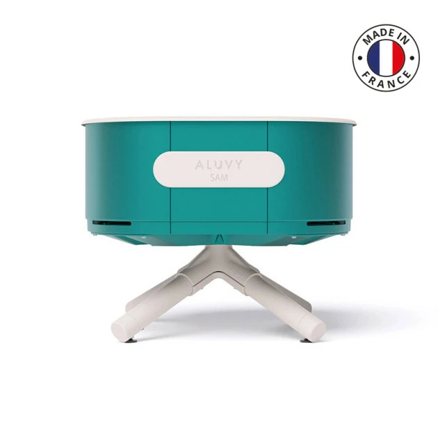 Braséro Aluvy Sam Originale (pied Blanc) Grilles Et Couvercle - 12 Couleurs – Image 13