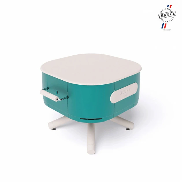 Braséro Aluvy Sam Originale (pied Blanc) Grilles Et Couvercle - 12 Couleurs – Image 14