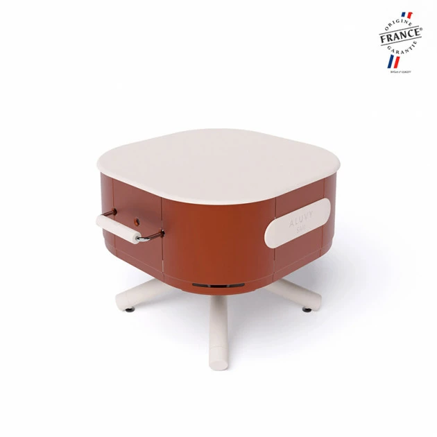 Braséro Aluvy Sam Originale (pied Blanc) Grilles Et Couvercle - 12 Couleurs – Image 17