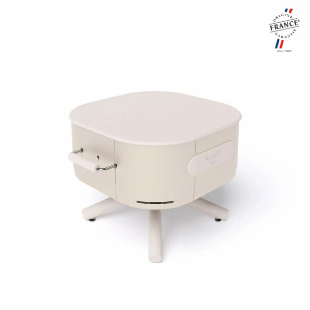 Braséro Aluvy Sam Originale (pied Blanc) Grilles Et Couvercle - 12 Couleurs – Image 8