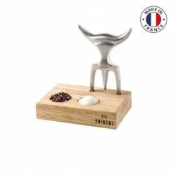 Fourchette à Découper Tridens En Acier Brossé