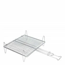 Grille De Cuisson Poisson Barbecue 40 X 45 Cm Inox