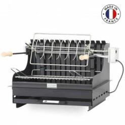 Grilloir Avec Tournebroche Le Marquier Mendy Acier à Poser Ou Encastrer