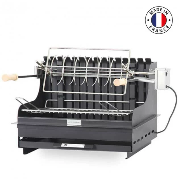 Grilloir Avec Tournebroche Le Marquier Mendy Acier Ă Poser Ou Encastrer