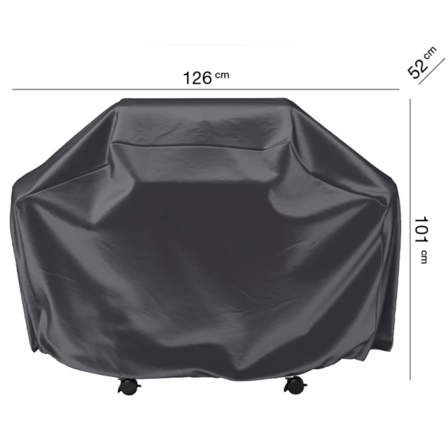 Aerocover Housse Barbecue Gaz 126 X 52 H 101 Cm